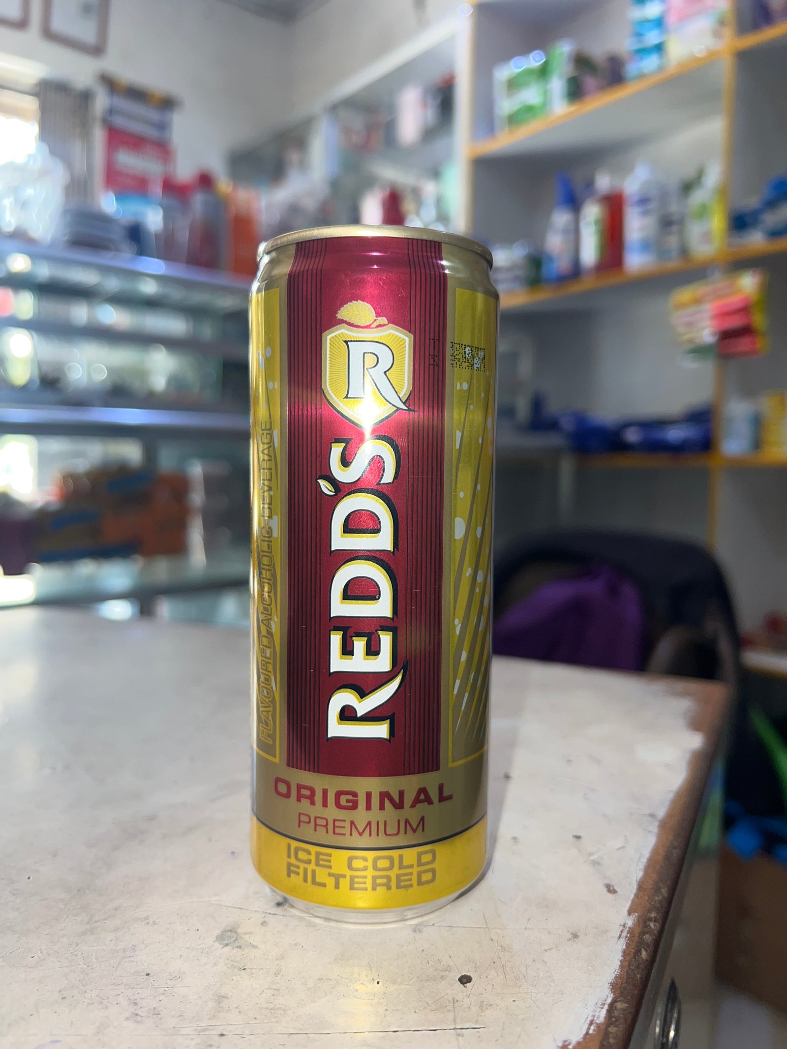 Redd’s (cane) flavoured alcoholic beverage
